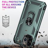 For iPhone 14 Pro Case, Protective Shockproof TPU/PC Cover, Ring Holder, Green | iCoverLover Australia