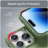 For iPhone 15 Pro Max Case, Protective TPU Shockproof Shielding Cover, Green | iCoverLover Australia