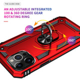 For iPhone 14 Pro Max Case, Protective Shockproof TPU/PC Cover, Ring Holder, Red | iCoverLover Australia