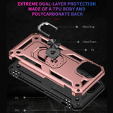For iPhone 14 Pro Max Case, Protective Shockproof TPU/PC Cover, Ring Holder, Rose Gold | iCoverLover Australia