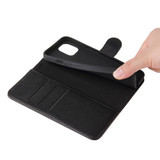 For iPhone 14 Pro Max Case iCoverLover Black Genuine Cow Leather Wallet Folio Cover | iCoverLover Australia