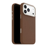 For iPhone 17 Pro Max OtterBox Symmetry Compatible with MagSafe Cactus Leather Case with Camera Control Brown | iCoverLover Australia