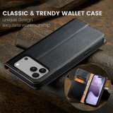 For iPhone 17 Pro Max Case, Leather, Flip Wallet Folio Cover, Stand, Black | iCoverLover Australia