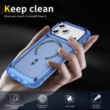 For iPhone 17 Pro Max MagSafe Compatible Case - Protective, Shockproof Cover & Camera Lens Protection, Clear Blue | iCoverLover Australia
