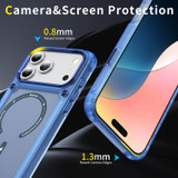 For iPhone 17 Pro Max MagSafe Compatible Case - Protective, Shockproof Cover & Camera Lens Protection, Clear Blue | iCoverLover Australia