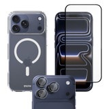 For iPhone 17 Pro Max EFM 3-in-1 Case  Screen Armour and Camera Lens Armour Bundle Clear | iCoverLover Australia