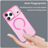 For iPhone 17 Pro Max MagSafe Compatible Case - Frosted Finish, Protective Cover, Pink | iCoverLover Australia