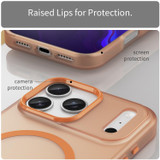For iPhone 17 Pro Max MagSafe Compatible Case - Frosted Finish, Protective Cover, Orange | iCoverLover Australia