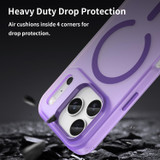For iPhone 17 Pro MagSafe Compatible Case - Frosted Finish, Protective Cover, Dark Purple | iCoverLover Australia