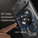 For iPhone 17 Pro Max MagSafe Compatible Case - Rotating Kickstand Protective Cover, Black | iCoverLover Australia