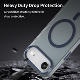For iPhone Air MagSafe Compatible Case - Frosted Finish, Protective Cover, Dark Blue | iCoverLover Australia