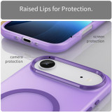For iPhone Air MagSafe Compatible Case - Frosted Finish, Protective Cover, Dark Purple | iCoverLover Australia