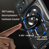 For iPhone 17 Pro MagSafe Compatible Case - Rotating Kickstand Protective Cover, Purple | iCoverLover Australia