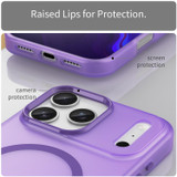 For iPhone 17 Pro Max MagSafe Compatible Case - Frosted Finish, Protective Cover, Dark Purple | iCoverLover Australia