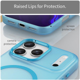 For iPhone 17 Pro Max MagSafe Compatible Case - Frosted Finish, Protective Cover, Blue | iCoverLover Australia