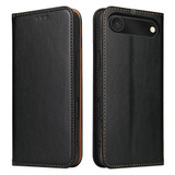For iPhone Air Case, Leather, Flip Wallet Folio Cover, Stand, Black | iCoverLover Australia