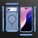 For iPhone Air MagSafe Compatible Case - Protective, Shockproof Cover & Camera Lens Protection, Clear Blue | iCoverLover Australia