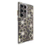For Samsung Galaxy S24 Ultra Case-Mate Floral Gems Cover, Gold | iCoverLover Australia