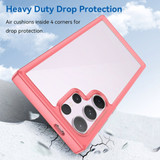 For Samsung Galaxy S24 Ultra Case - Durable Acrylic + TPU, Scratch-Resistant, Easy-Access, Red | iCoverLover Australia