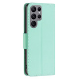 For Samsung Galaxy S24 Ultra Case - Lychee Folio Wallet PU Leather Cover, Kickstand, Green | iCoverLover Australia
