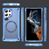 For Samsung Galaxy S24 Ultra Case - MagSafe compatible, Shock-Absorbent Protective Cover, Clear Blue | iCoverLover Australia