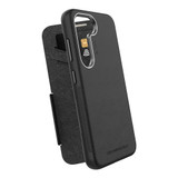 For Samsung Galaxy S23+ Plus Case EFM Monaco Eleather D3O 5G Signal Plus Cover Black Space Grey | iCoverLover Australia