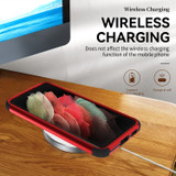 For Samsung Galaxy S23 Case, Protective TPU+PC Shockproof Cover, Red+Black | iCoverLover Australia