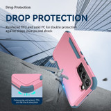 For Samsung Galaxy S23 Case, Protective TPU+PC Shockproof Cover, Pink+Blue | iCoverLover Australia
