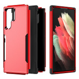 For Samsung Galaxy S23 Ultra Case, Protective TPU+PC Shockproof Cover, Red+Black | iCoverLover Australia
