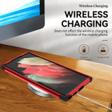 For Samsung Galaxy S23 Ultra Case, Protective TPU+PC Shockproof Cover, Red+Black | iCoverLover Australia