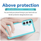 For Samsung Galaxy S24 Case - Durable Acrylic + TPU, Scratch-Resistant, Easy-Access, Clear Blue | iCoverLover Australia