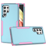 For Samsung Galaxy S23 Ultra Case, Protective TPU+PC Shockproof Cover, Sky Blue+Pink | iCoverLover Australia