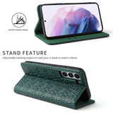 For Samsung Galaxy S23 Case Crocodile Pattern Genuine Leather Cover Green | iCoverLover Australia