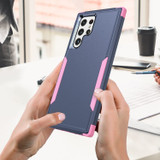 For Samsung Galaxy S23 Ultra Case, Protective TPU+PC Shockproof Cover, Blue+Pink | iCoverLover Australia