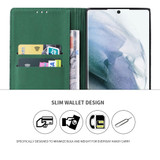 For Samsung Galaxy S23 Ultra Case Crocodile Pattern Genuine Leather Cover Green | iCoverLover Australia