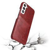 For Samsung Galaxy S22+ Plus Case Deluxe Leather Protective Cover Brown | iCoverLover Australia