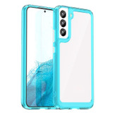 For Samsung Galaxy S23 Case, Tough TPU + Acrylic Protective Cover, Clear Blue | iCoverLover Australia