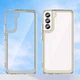 For Samsung Galaxy S23 Case, Tough TPU + Acrylic Protective Cover, Clear Grey | iCoverLover Australia
