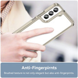 For Samsung Galaxy S23 Case, Tough TPU + Acrylic Protective Cover, Clear Grey | iCoverLover Australia