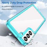 For Samsung Galaxy S23+ Plus Case, Tough TPU + Acrylic Protective Cover, Clear Blue | iCoverLover Australia