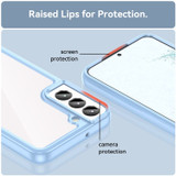 For Samsung Galaxy S23 Ultra Case, Tough TPU + Acrylic Protective Cover, Blue | iCoverLover Australia