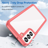 For Samsung Galaxy S23 Ultra Case, Tough TPU + Acrylic Protective Cover, Red | iCoverLover Australia