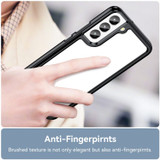 For Samsung Galaxy S23 Ultra Case, Tough TPU + Acrylic Protective Cover, Black | iCoverLover Australia