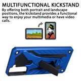 For Samsung Galaxy S22 Case Armour Shockproof Tough Cover with Kickstand Blue | iCoverLover Australia