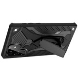 For Samsung Galaxy S22 Ultra Case Armour Shockproof Tough Cover with Kickstand Black | iCoverLover Australia