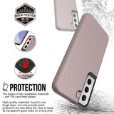 For Samsung Galaxy S22+ Plus Case Armour Protective Strong Cover Rose Gold | iCoverLover Australia