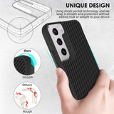 For Samsung Galaxy S22 Case, Tough Carbon Fibre Protective Cover, Black | iCoverLover Australia