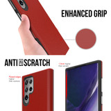 For Samsung Galaxy S22 Ultra Case Armour Protective Strong Cover Red | iCoverLover Australia