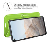 For Google Pixel 5a 5G Case, PU Leather Folio Protective Wallet Cover, Stand, Green | iCoverLover Australia