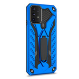 For Samsung Galaxy A52 5G/4G Case Armour Shockproof Tough Cover with Kickstand Blue | iCoverLover Australia